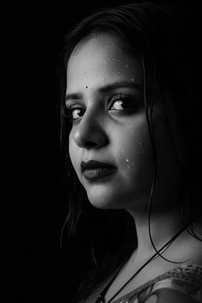 Realistic portrait of a person